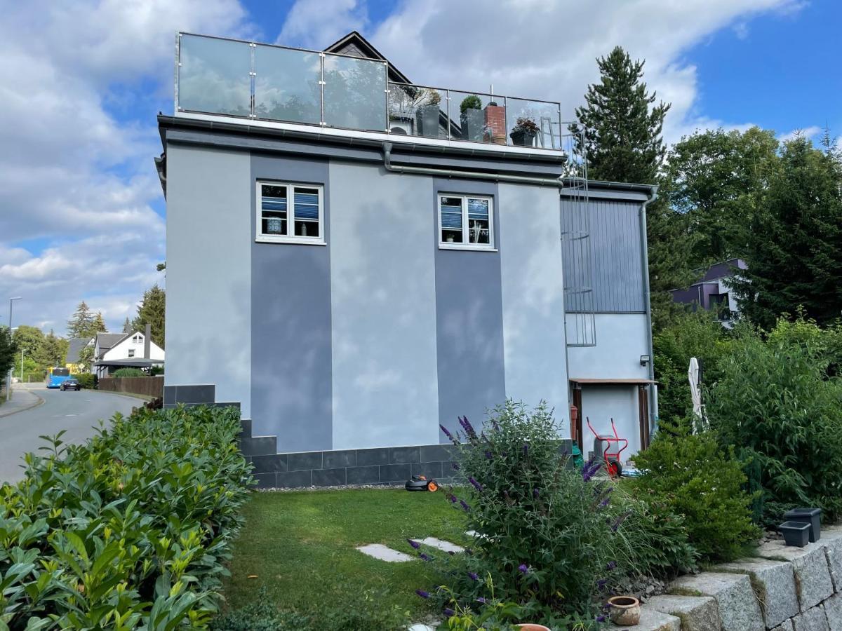 Ferienhaus Villa Adelsberg Mit Dachterrasse In Zentraler Lage Fuer Bis Zu 10 Personen 켐니츠 외부 사진