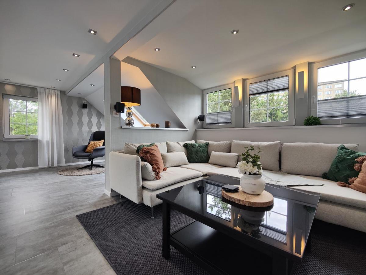 Ferienhaus Villa Adelsberg Mit Dachterrasse In Zentraler Lage Fuer Bis Zu 10 Personen 켐니츠 외부 사진