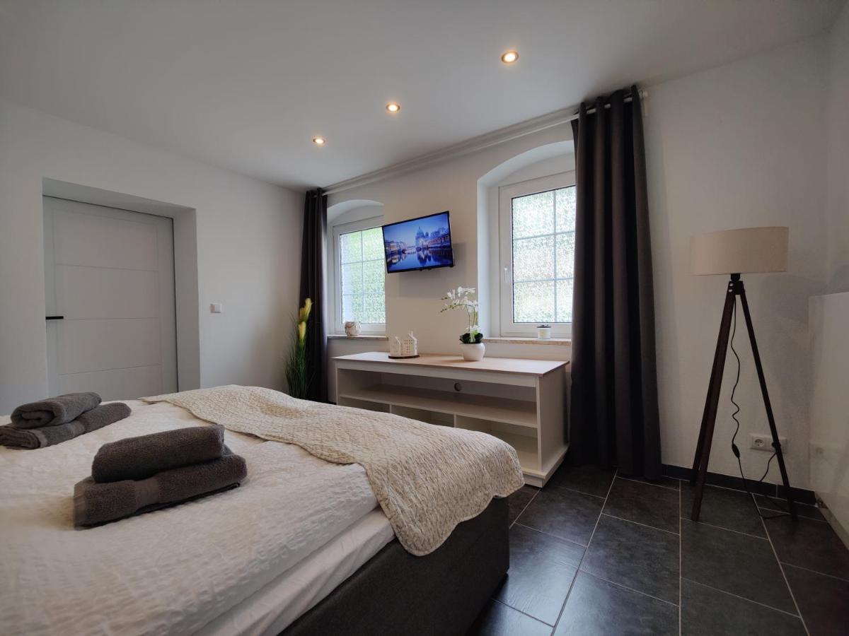 Ferienhaus Villa Adelsberg Mit Dachterrasse In Zentraler Lage Fuer Bis Zu 10 Personen 켐니츠 외부 사진