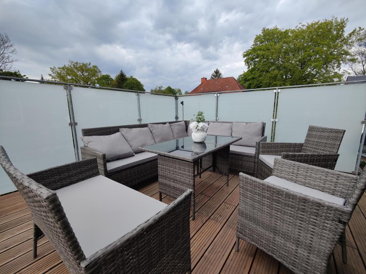 Ferienhaus Villa Adelsberg Mit Dachterrasse In Zentraler Lage Fuer Bis Zu 10 Personen 켐니츠 외부 사진